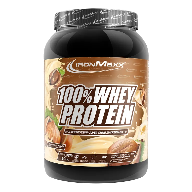 100% Whey Protein (900g) - Haselnuss