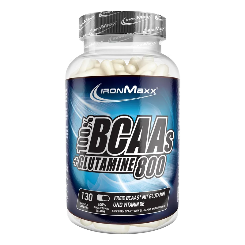 BCAAs + Glutamin 800 - 130 Kapseln