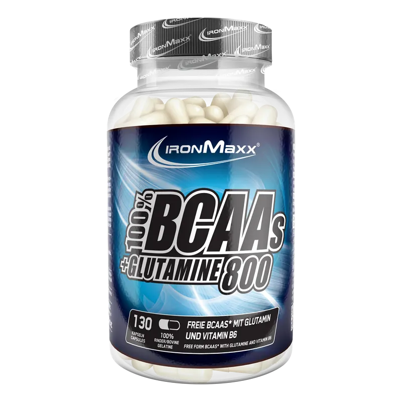 BCAAs + Glutamin 800 - 130 Kapseln