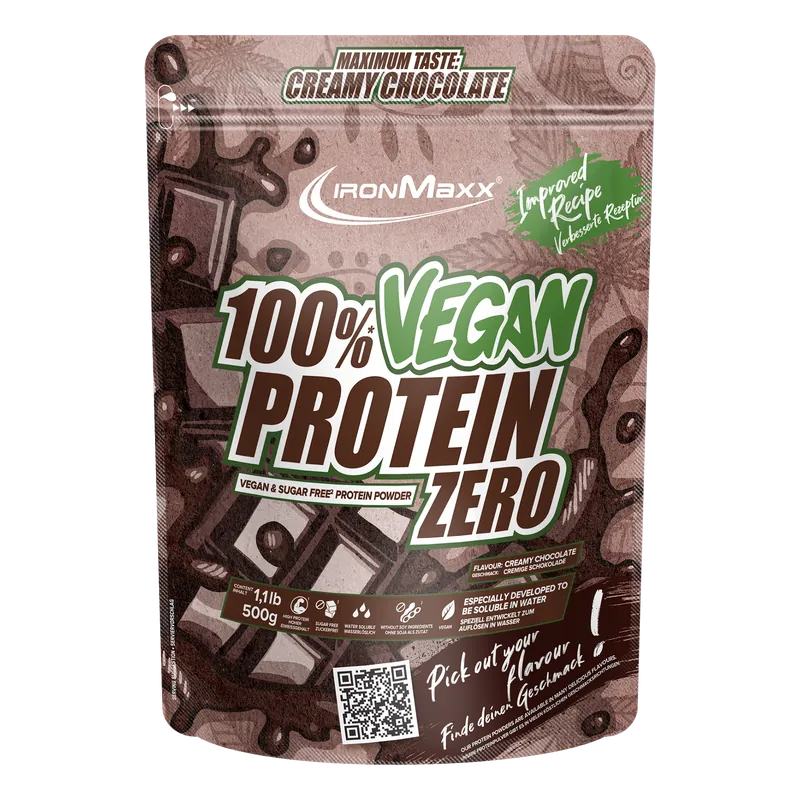 100% Vegan Protein Zero (500g) - Creamy Chocolate Creamy Chocolate 500g