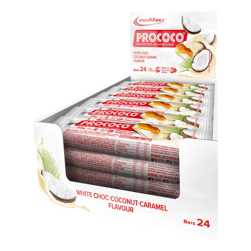 Prococo® (24x48g) - White Choc Coconut Caramel