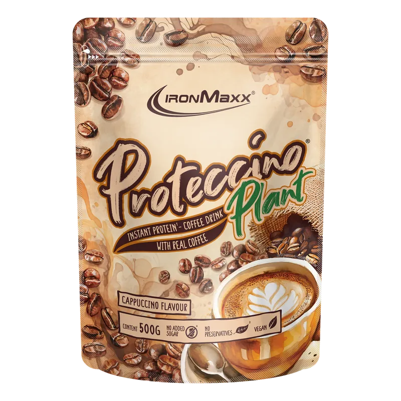 IronMaxx Proteccino Plant (500g) - Cappuccino – 500g