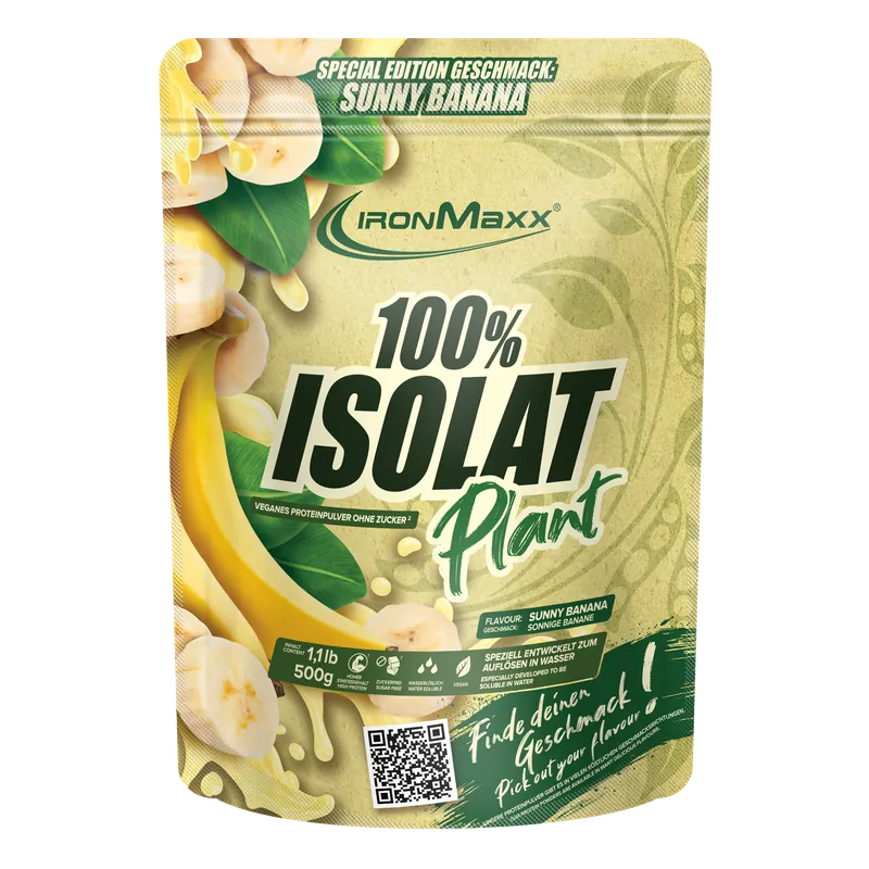 100% Isolat Plant (500g) - Sunny Banana