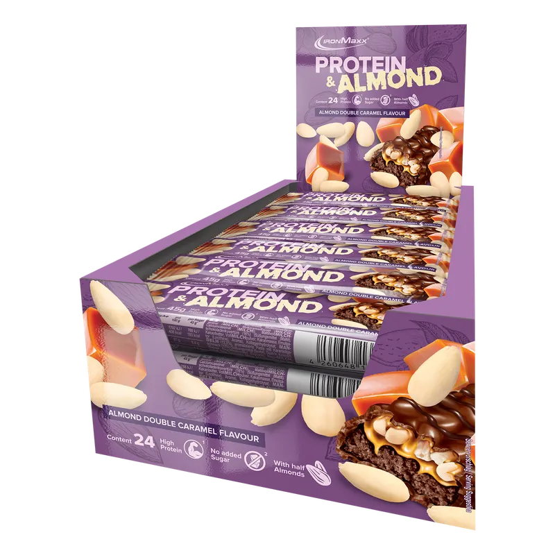 Protein & Almond (24x45g) - Almond Double Caramel