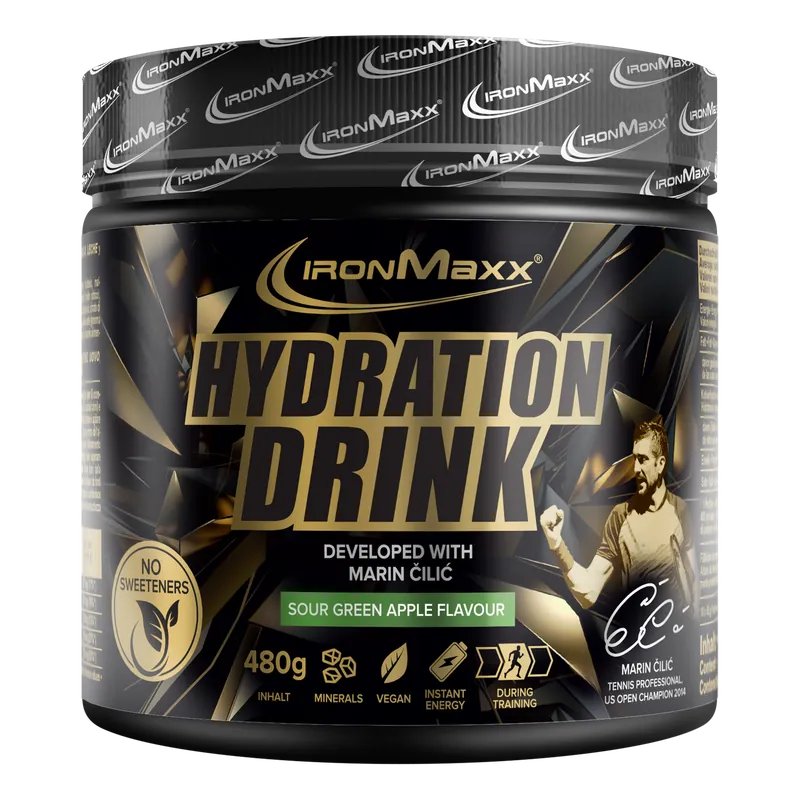 Hydration Drink Pulver Marin Čilić (480g) - Sour Green Apple