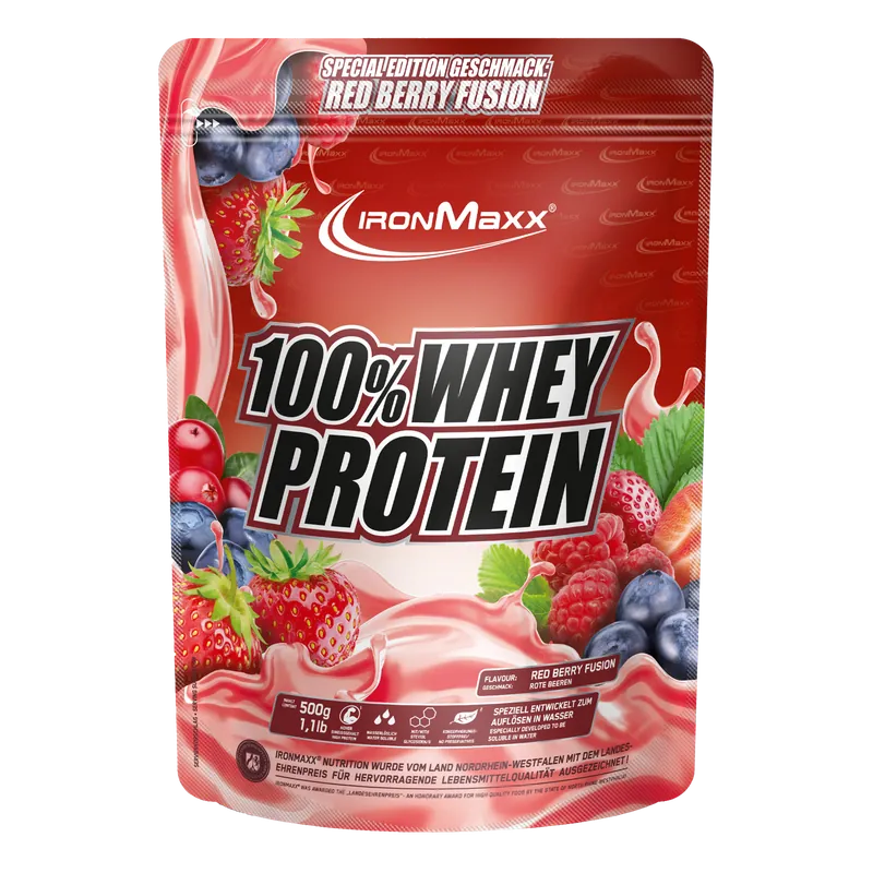 100% Whey Protein (500g) - Red Berry Fusion (Special Edition)