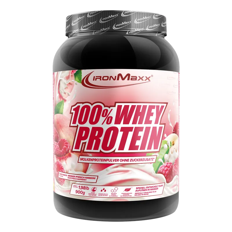 100% Whey Protein (900g) - White Peach Raspberry