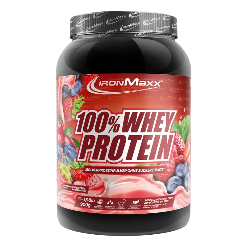 100% Whey Protein (900g) - Red Berry Fusion
