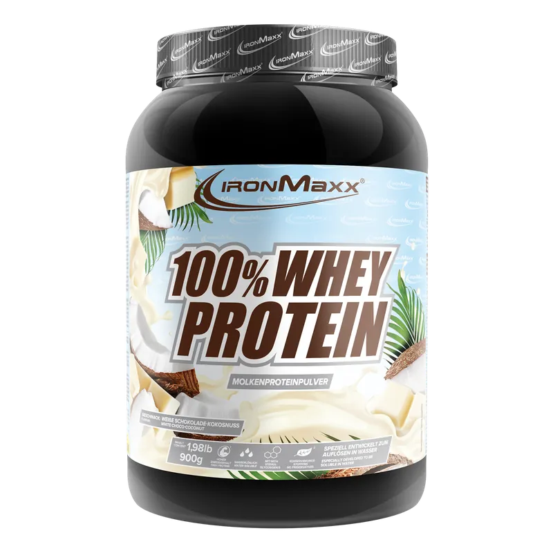 100% Whey Protein (900g) - White Choc Coconut