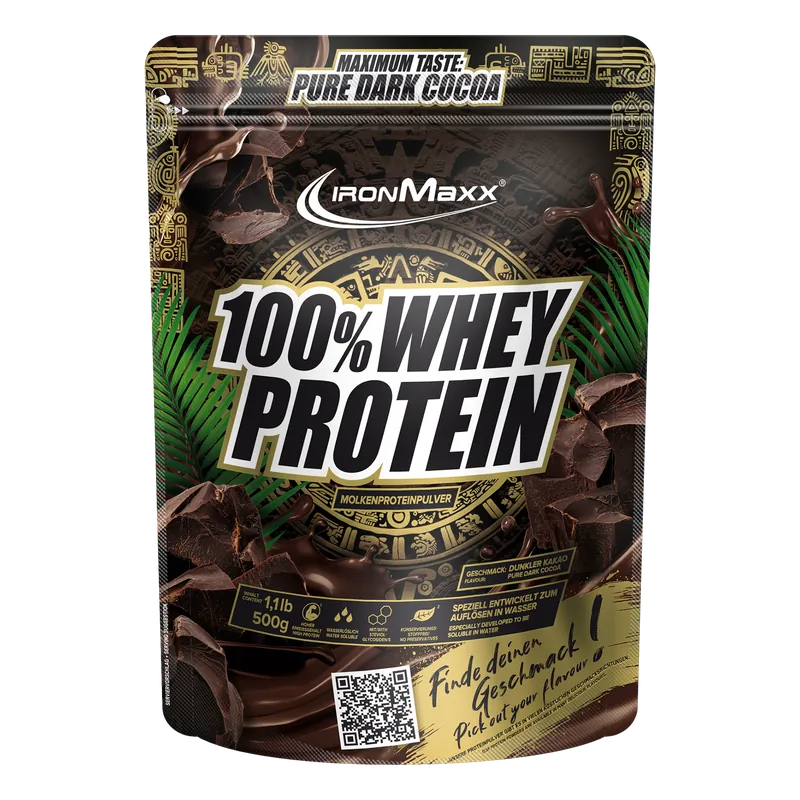 100% Whey Protein (500g) - Pure Dark Cocoa