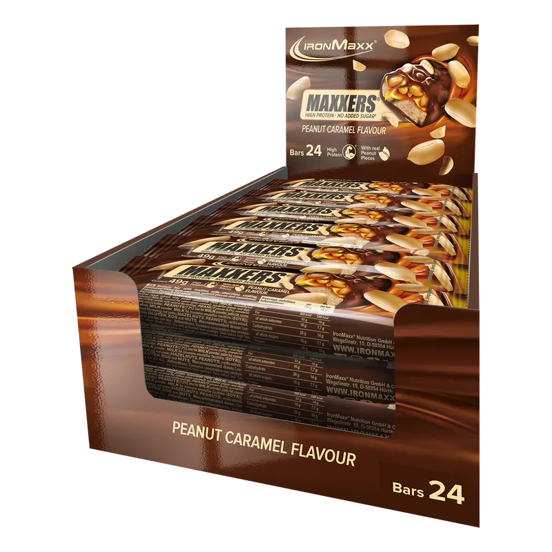 Maxxers (24x49g) - Peanut Caramel