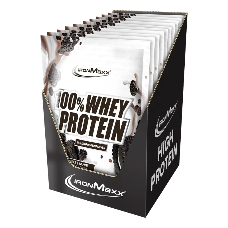 100% Whey Protein (10x30g) - Cookies & Cream