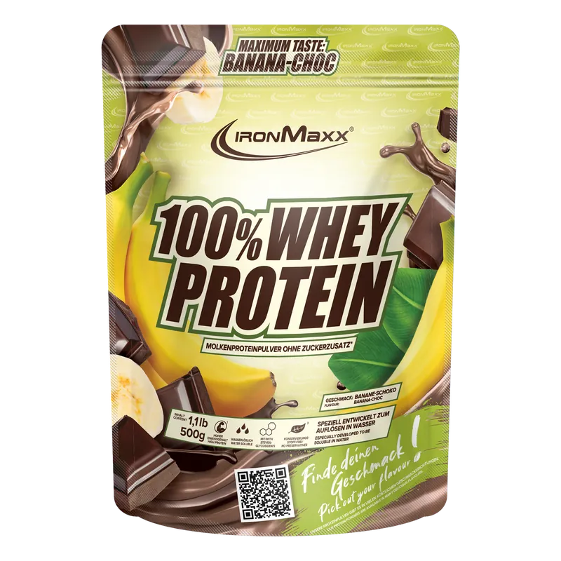 100% Whey Protein (500g) - Banana Choc