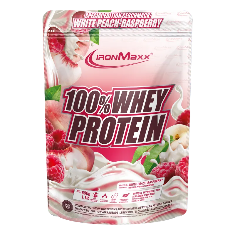 100% Whey Protein (500g) - White Peach Raspberry (Special Edition)