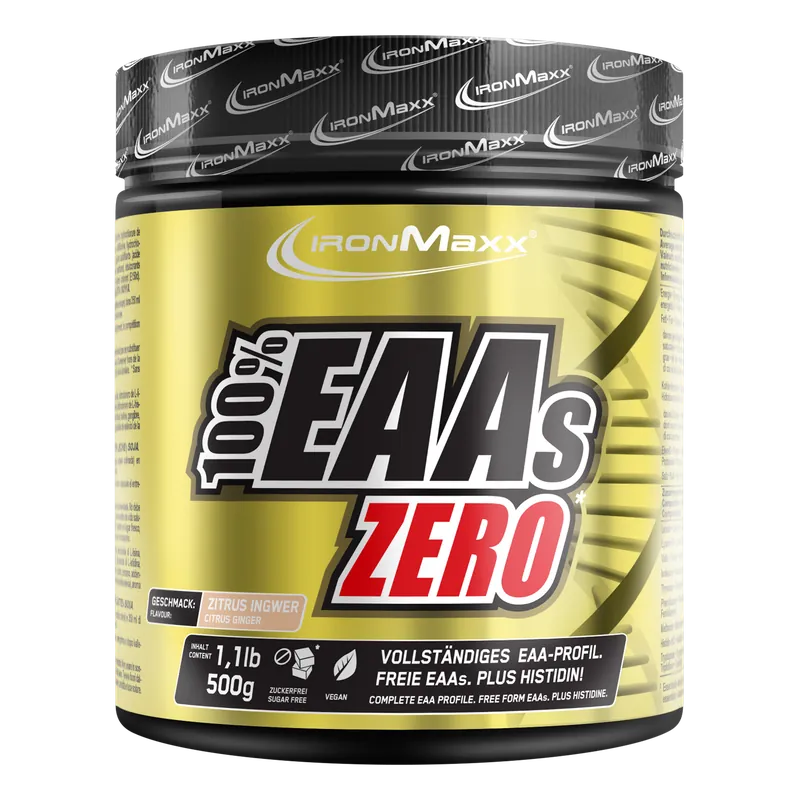 100% EAAs Zero (500g) - Zitrus-Ingwer
