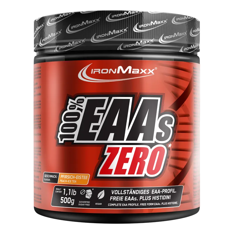 100% EAAs Zero (500g) - Peach Ice Tea
