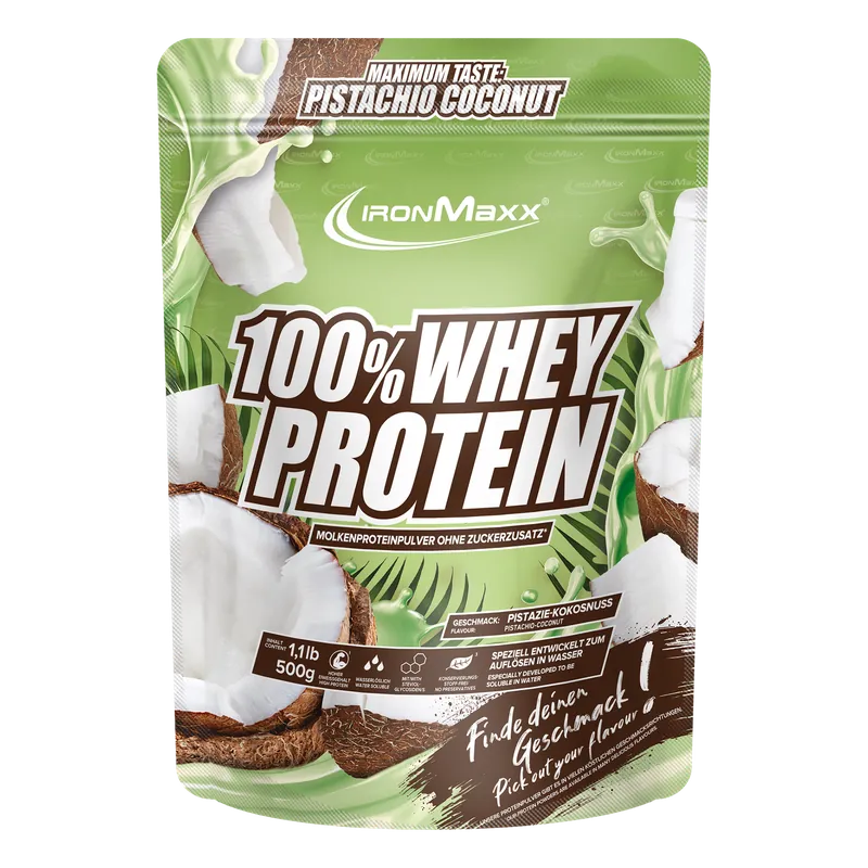 100% Whey Protein (500g) - Pistazie Kokos