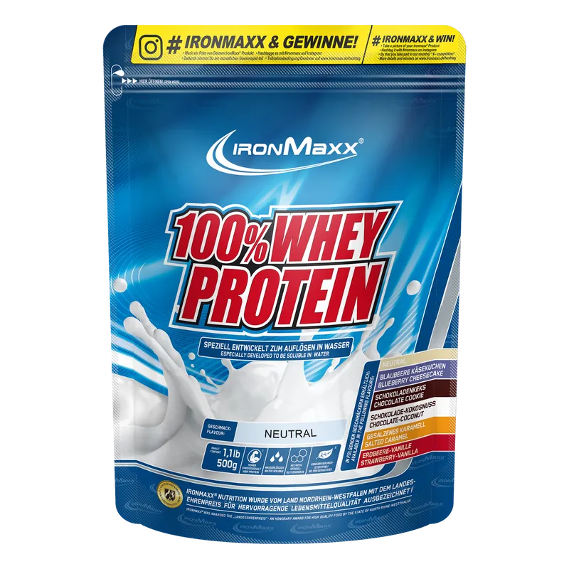 100% Whey Protein (500g) - Neutral