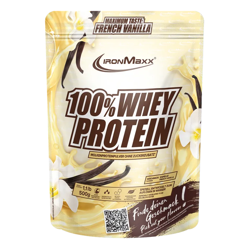 100% Whey Protein (500g) - French Vanilla