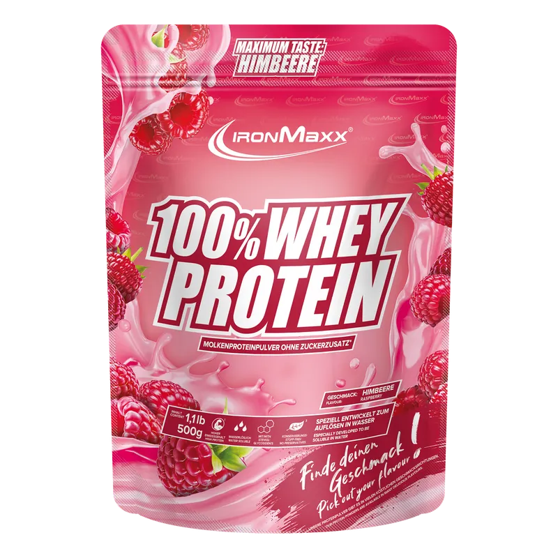 100% Whey Protein (500g) - Himbeere