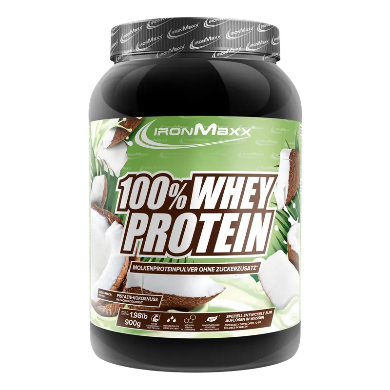 100% Whey Protein (900g) - Pistazie Kokos