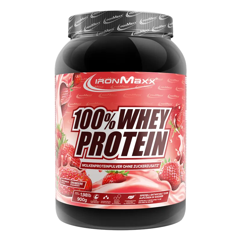 100% Whey Protein (900g) - Strawberry