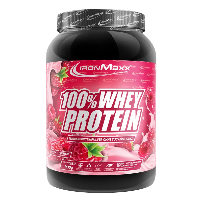 100% Whey Protein (900g) - Himbeere