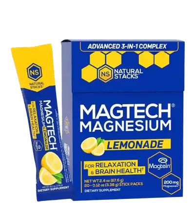 MagTech Magnesium Lemonade Stick Packs