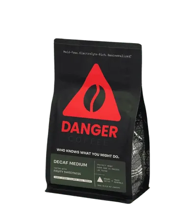 Decaf Medium Roast Ground Mineralized Coffee