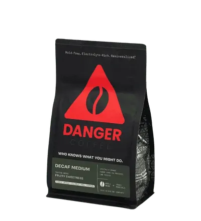 Decaf Medium Roast Whole Bean Mineralized Coffee