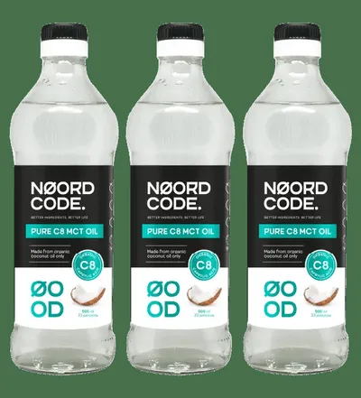 Organic Pure C8 MCT Oil 3-pack