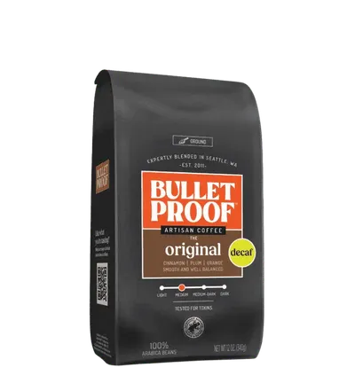 Originale Kaffeebohnen entkoffeiniert gemahlen 340 Gramm