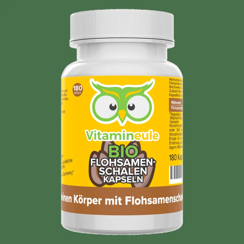 Bio Flohsamenschalen Kapseln