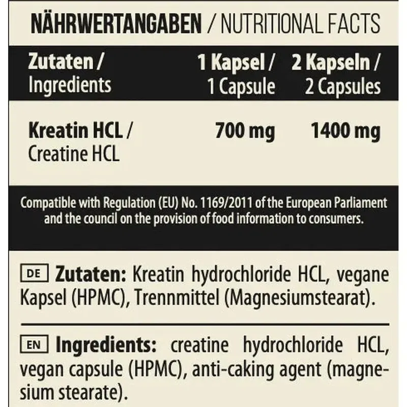 Creatine HCL 90/300 Tabl.