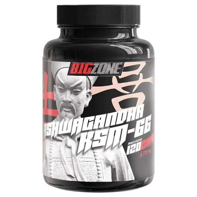 Big Zone - Ashwagandha KSM-66 - 120 Kapseln