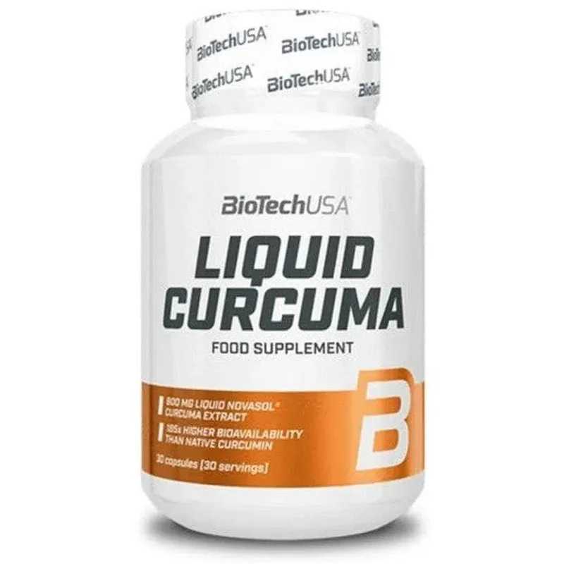 BIOTECH USA Liquid Curcuma - 30 Kapseln