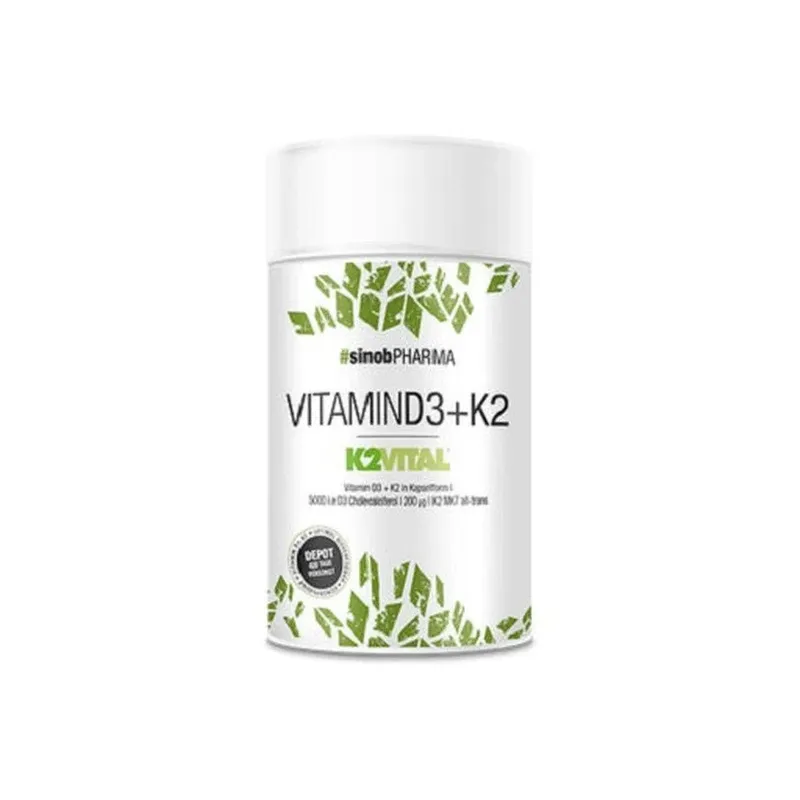 #sinob | Vitamin D3 + K2 - 60 Kapseln