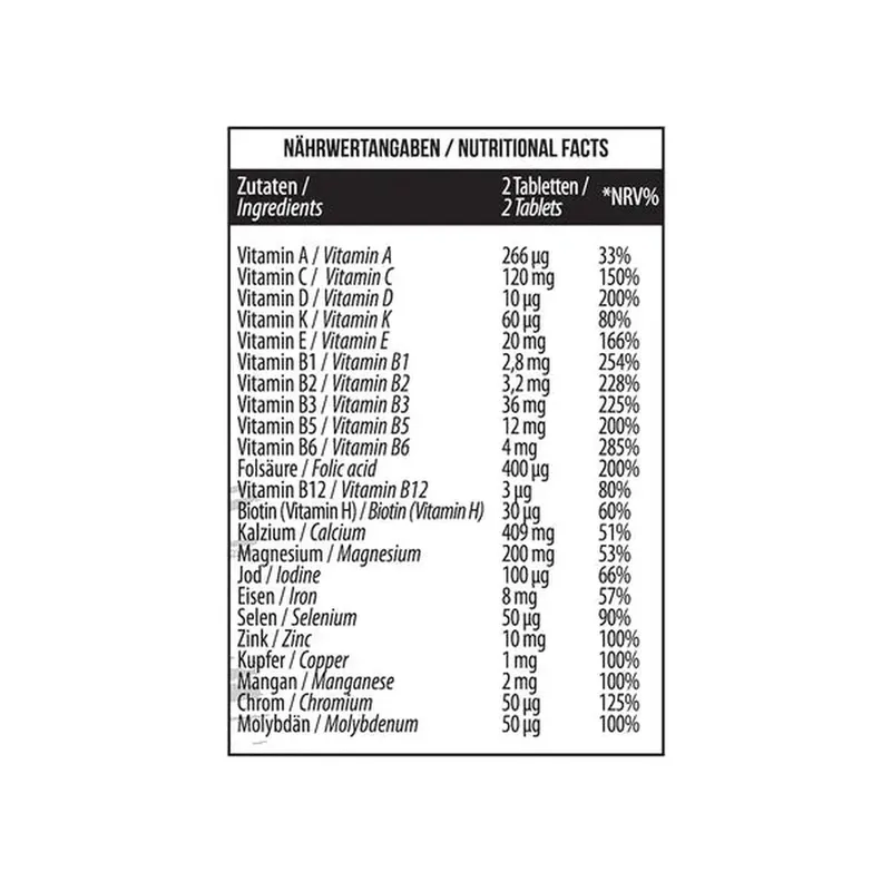 All Vitamins 120 Tabl.