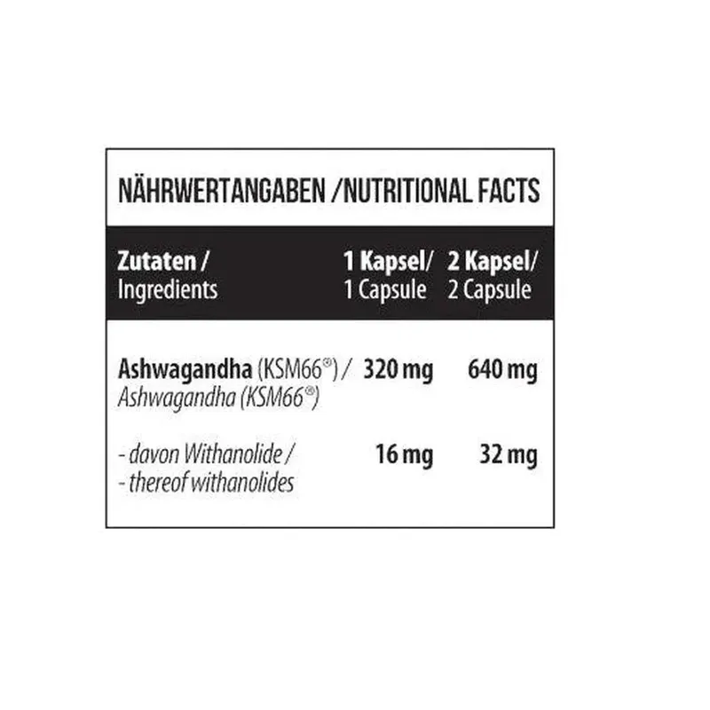 Ashwagandha KSM 66® 60 Caps