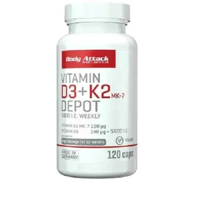 Vitamin D3+K2 120 caps