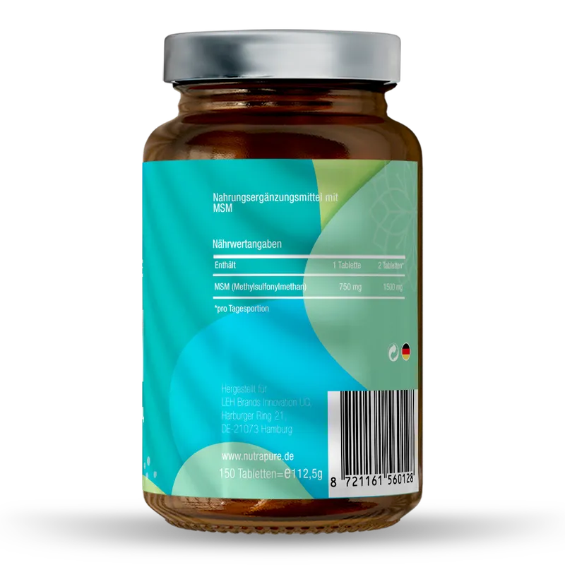 Nutrapure MSM, 150 Tabletten