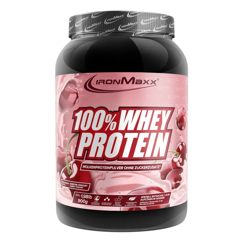 IronMaxx 100% Whey Protein 900g Dose – 900g