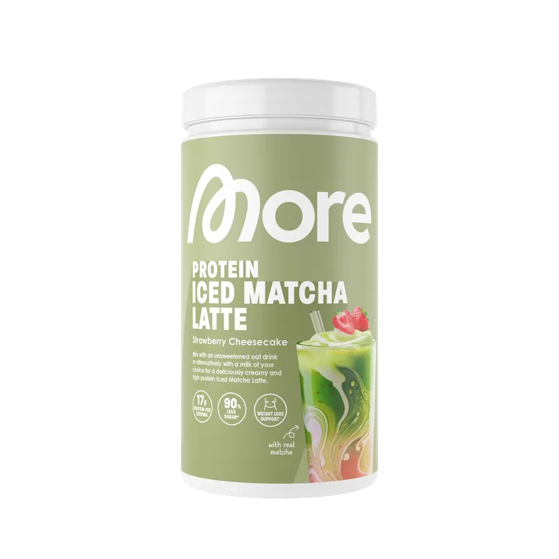 More Protein Iced Matcha Latte