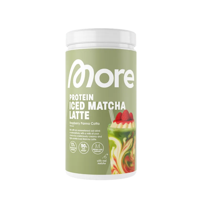 More Protein Iced Matcha Latte