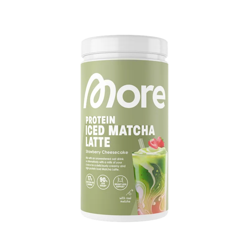 More Protein Iced Matcha Latte