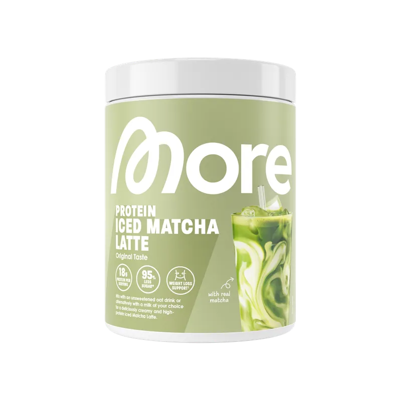 More Protein Iced Matcha Latte