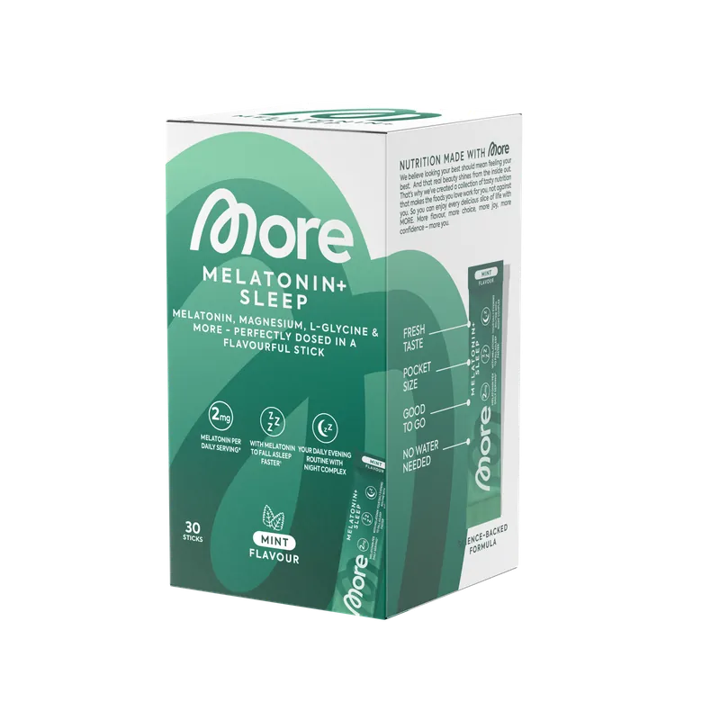 More Nutrition More Melatonin+ Sleep Sticks – 30 x 5g