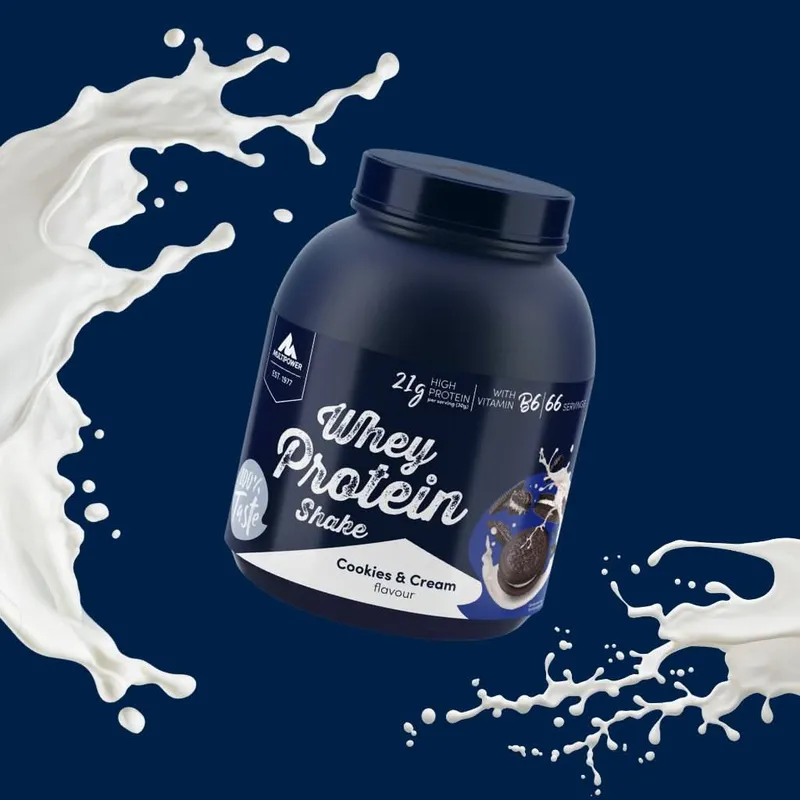 2kg Whey Proteinpulver | Cookies & Cream 22g Eiweiß | 66 Portionen (á 30g) Cookies Proteinpulver [MHD 31.10.2026]
