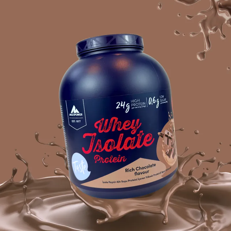 2kg Multipower Whey Isolate Proteinpulver Schoko | WPI, Molkenproteinisolat