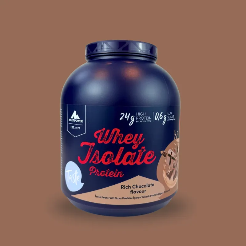 2kg Multipower Whey Isolate Proteinpulver Schoko | WPI, Molkenproteinisolat